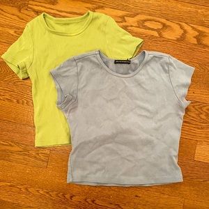 blue and green brandy t shirt bundle